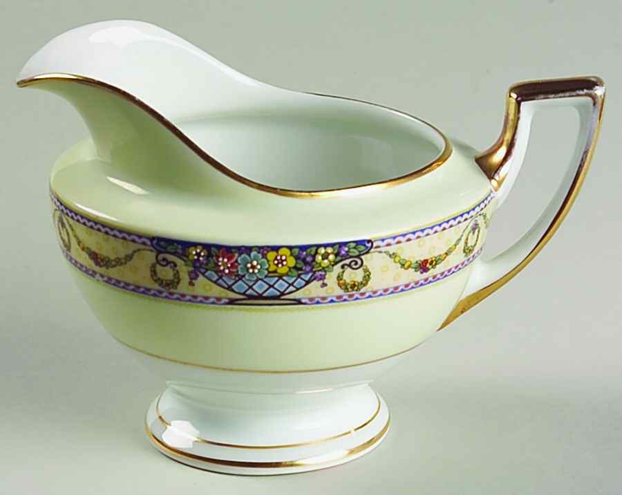 The Arlington (White Cream Border) Creamer by Thomas-1