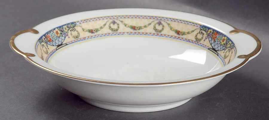 The Arlington (White Cream Border) Lugged Cereal Bowl by Thomas-1