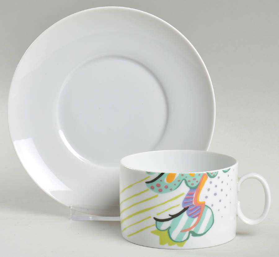 Autumn Flat Cup & Saucer Set by Thomas-1