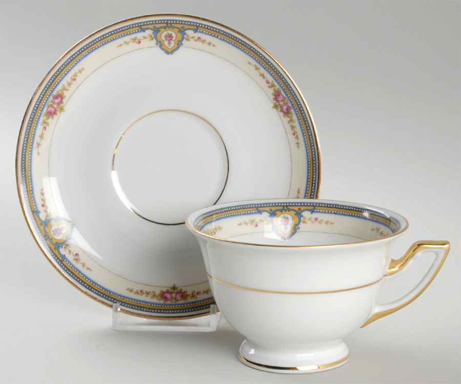 The Belvedere Footed Cup & Saucer Set by Thomas-1