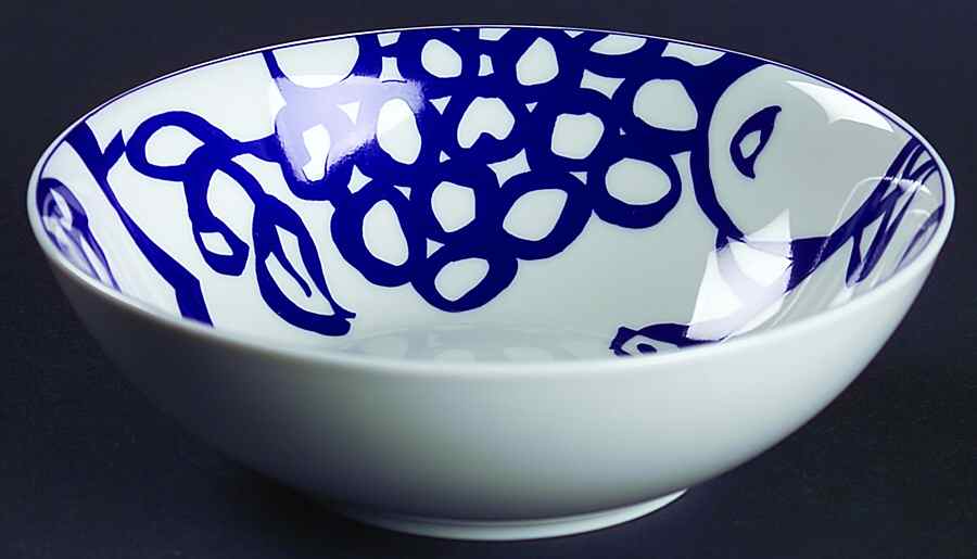 Blue Orchard Coupe Cereal Bowl by Thomas-1