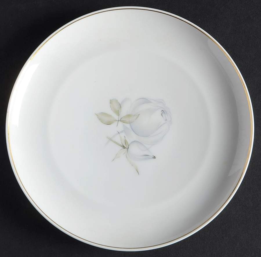 Blue Rose (Gold Trim) Bread & Butter Plate by Thomas-1