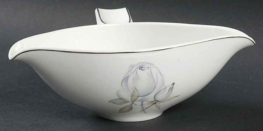 Blue Rose (Platinum) Gravy Boat by Thomas-1