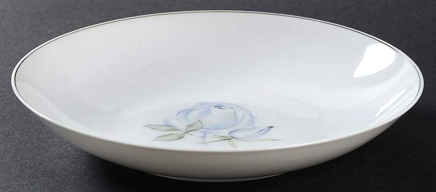 Blue Rose (Platinum) Coupe Soup Bowl by Thomas-1