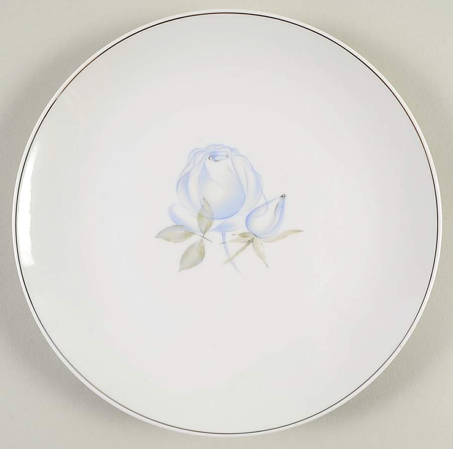 Blue Rose (Platinum) Salad Plate by Thomas-1