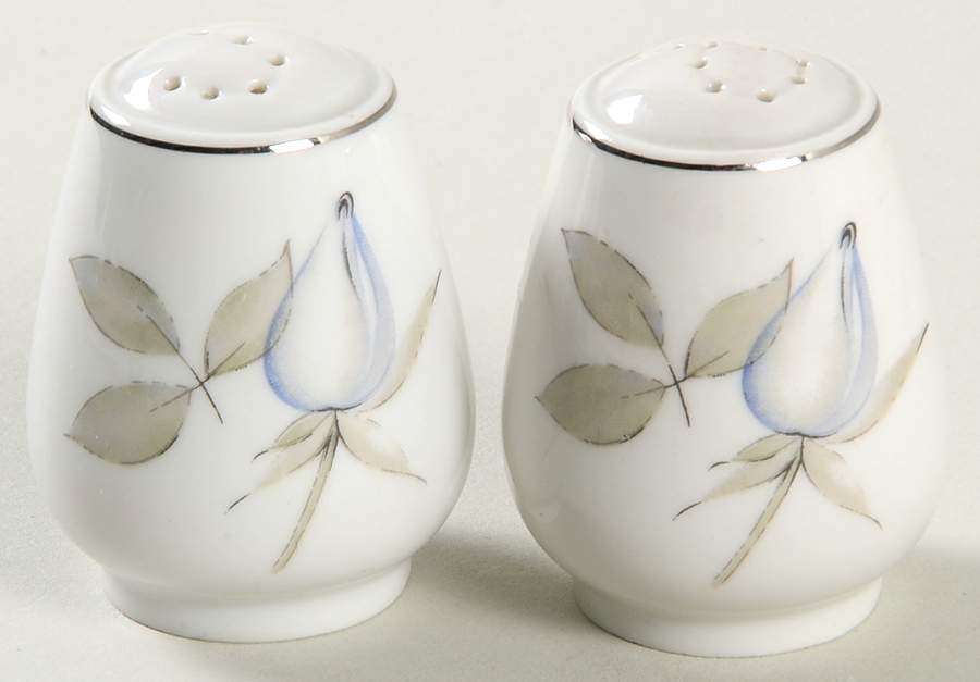 Blue Rose (Platinum) Salt & Pepper Set by Thomas-1