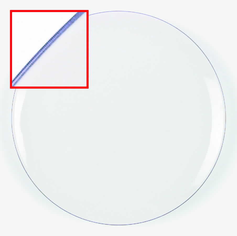 Blue Trim Dinner Plate by Thomas-1
