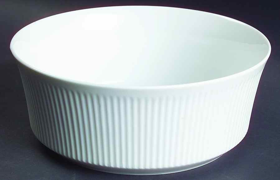 Brazilia White 7" Round Vegetable Bowl by Thomas-1