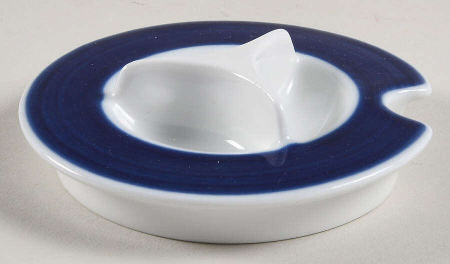 Brushed Cobalt Lid for Sugar Bowl by Thomas-1