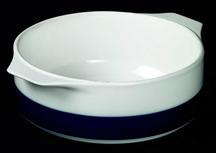 Brushed Cobalt 7" Round Open Casserole by Thomas-1