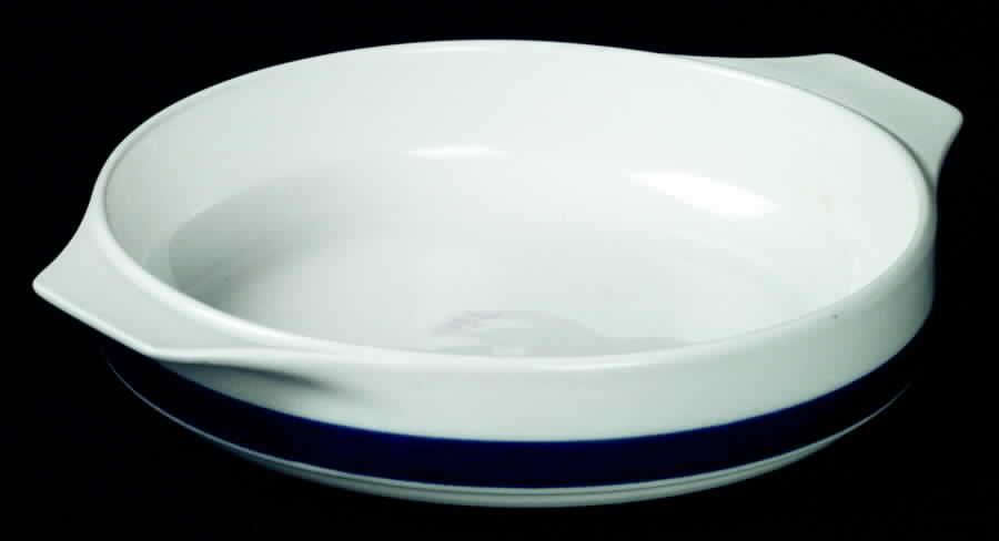 Brushed Cobalt 8" Round Baker by Thomas-1
