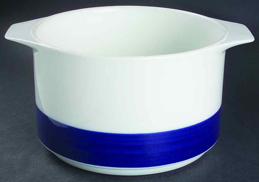 Brushed Cobalt 6" Round Open Casserole by Thomas-1