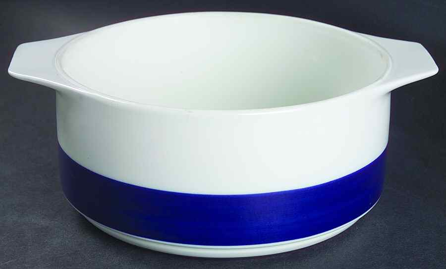 Brushed Cobalt 6" Round Open Casserole by Thomas-1