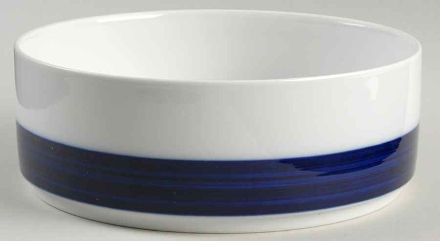 Brushed Cobalt 8" Round Vegetable Bowl by Thomas-1