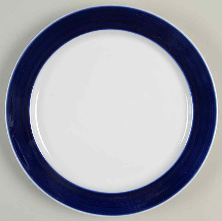 Brushed Cobalt Luncheon Plate by Thomas-1