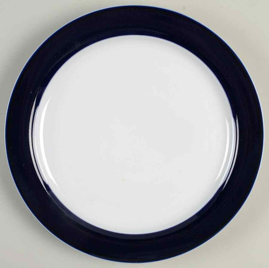 Brushed Cobalt Luncheon Plate by Thomas-1