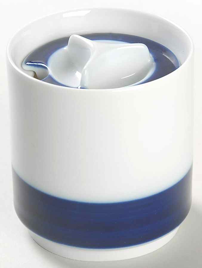 Brushed Cobalt Jam/Jelly & Lid by Thomas-1