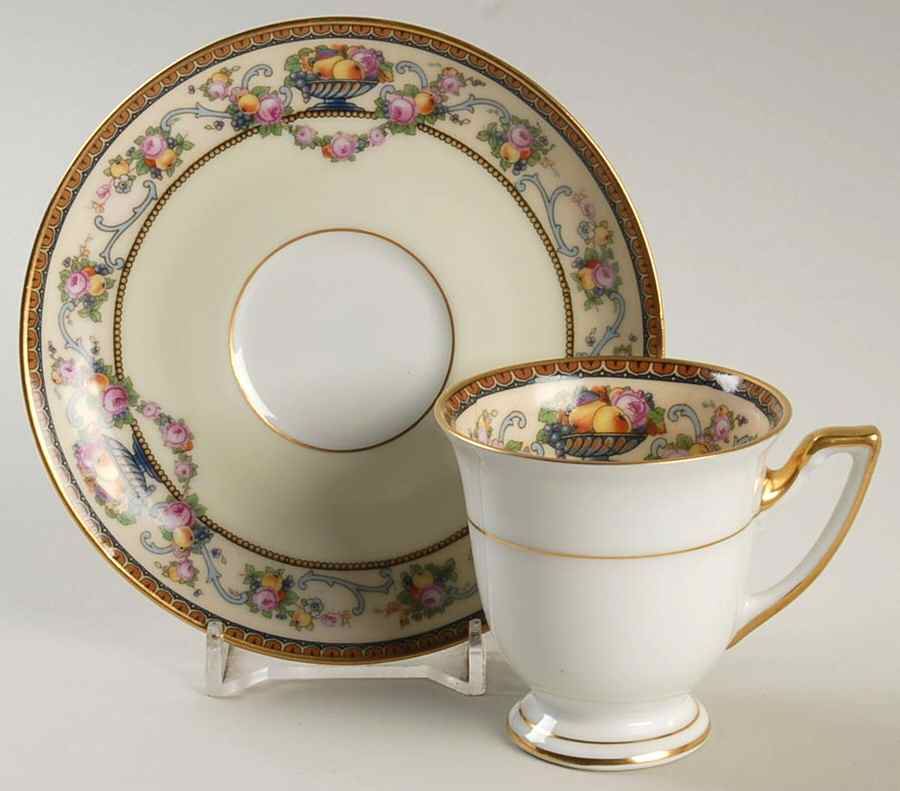 Briarcliff Footed Demitasse Cup & Saucer Set by Thomas-1