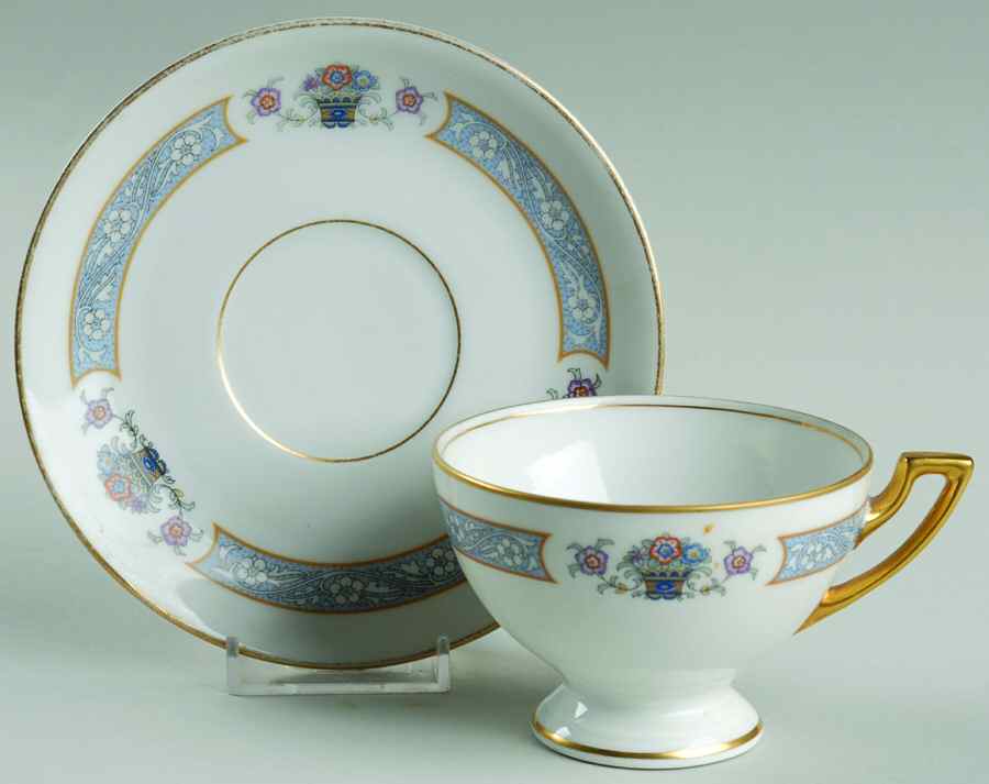 The Brunswick Footed Cup & Saucer Set by Thomas-1