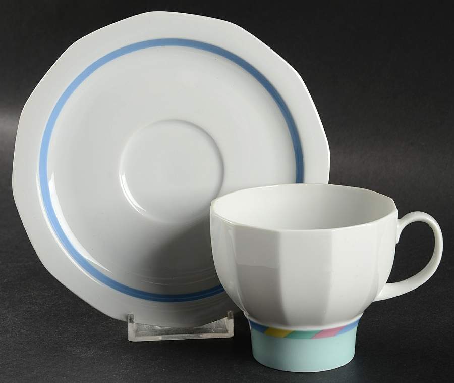 Cannes Flat Cup & Saucer Set by Thomas-1