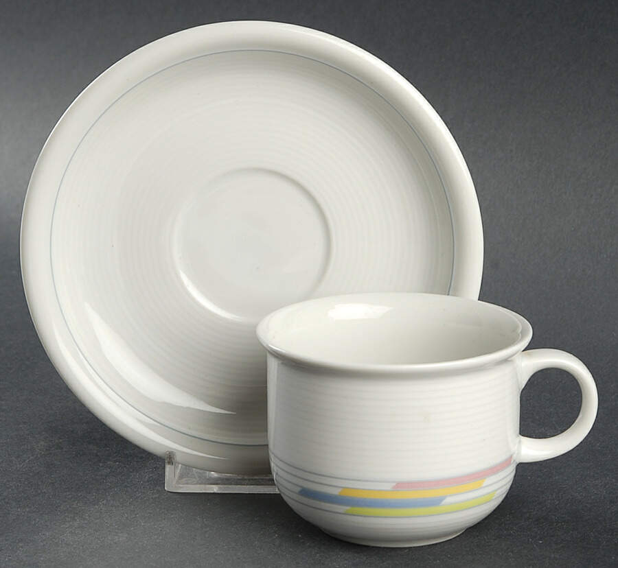 Candy Flat Cup & Saucer Set by Thomas-1