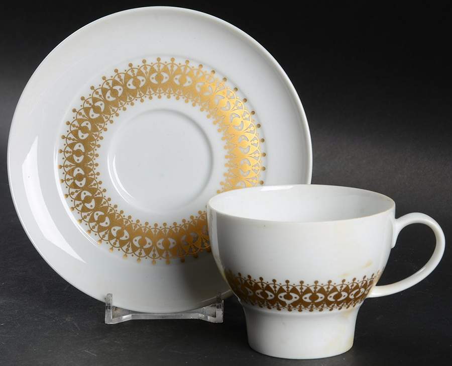 Caroline Flat Demitasse Cup & Saucer Set by Thomas-1