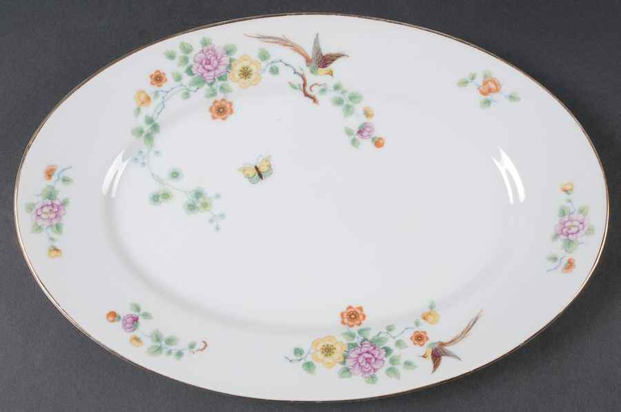 The Claridge 12" Oval Serving Platter by Thomas-1