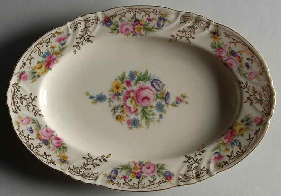 Dusebury 11" Oval Serving Platter by Thomas-1