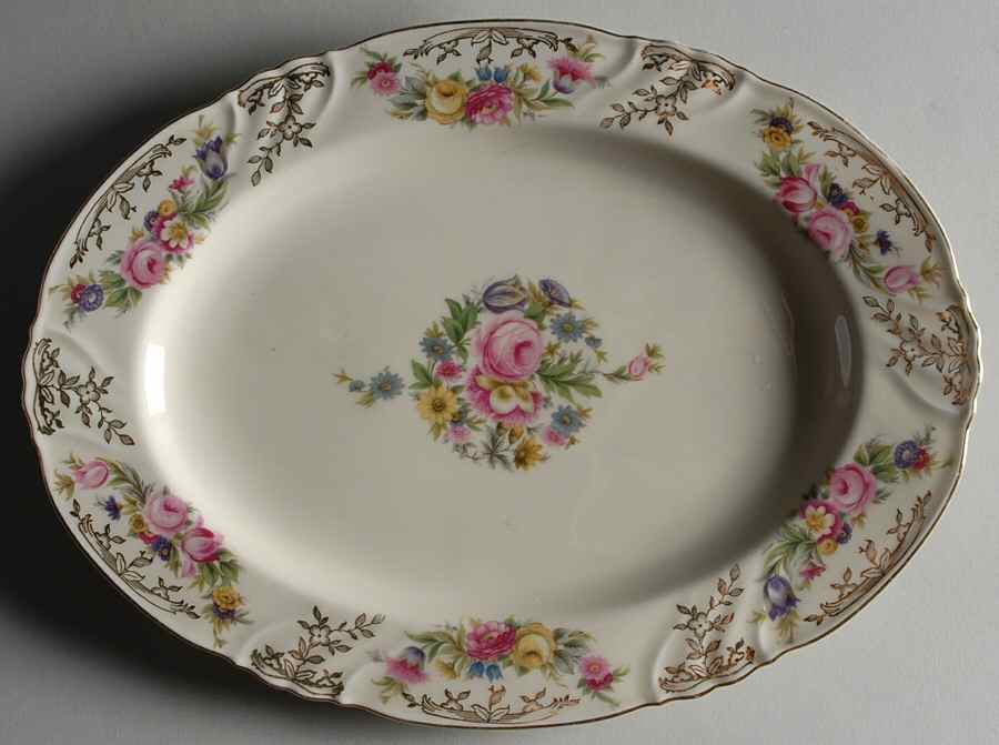 Dusebury 12" Oval Serving Platter by Thomas-1