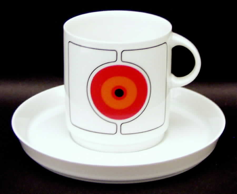 Eclipse Flat Cup & Saucer Set by Thomas-1