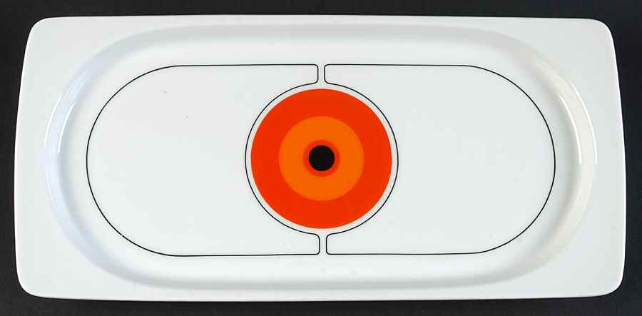 Eclipse 12" Oval Serving Platter by Thomas-1