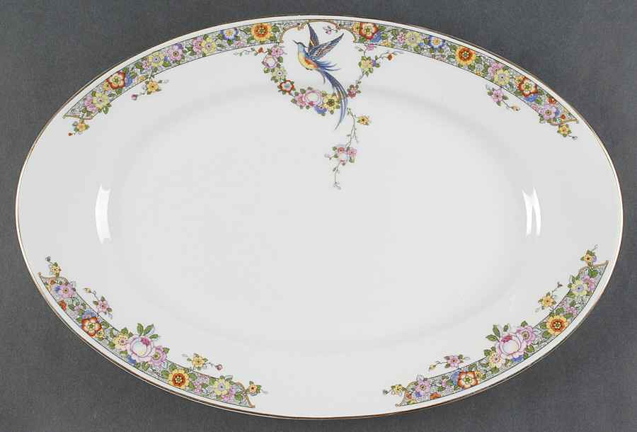 Elmsford 15" Oval Serving Platter by Thomas-1