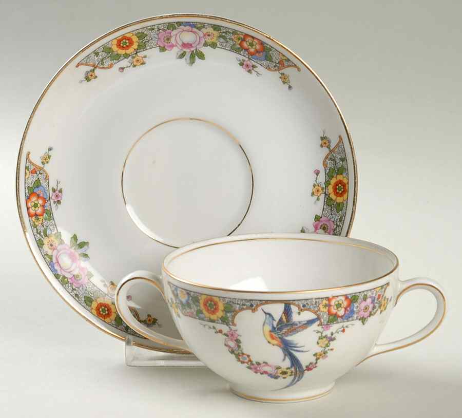 Elmsford Flat Bouillon Cup & Saucer by Thomas-1