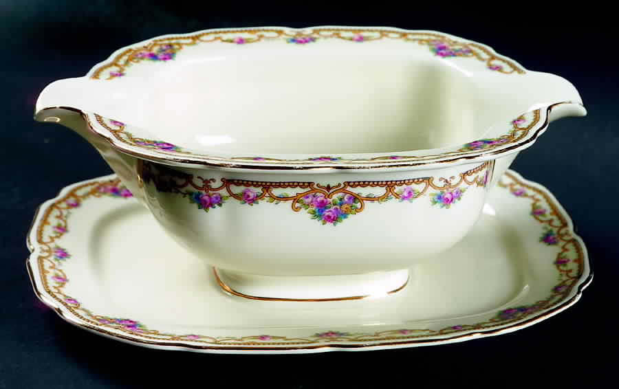 Eugenia Gravy Boat with Attached Underplate by Thomas-1