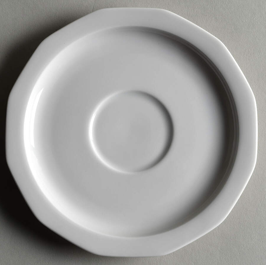 Festival White Saucer by Thomas-1