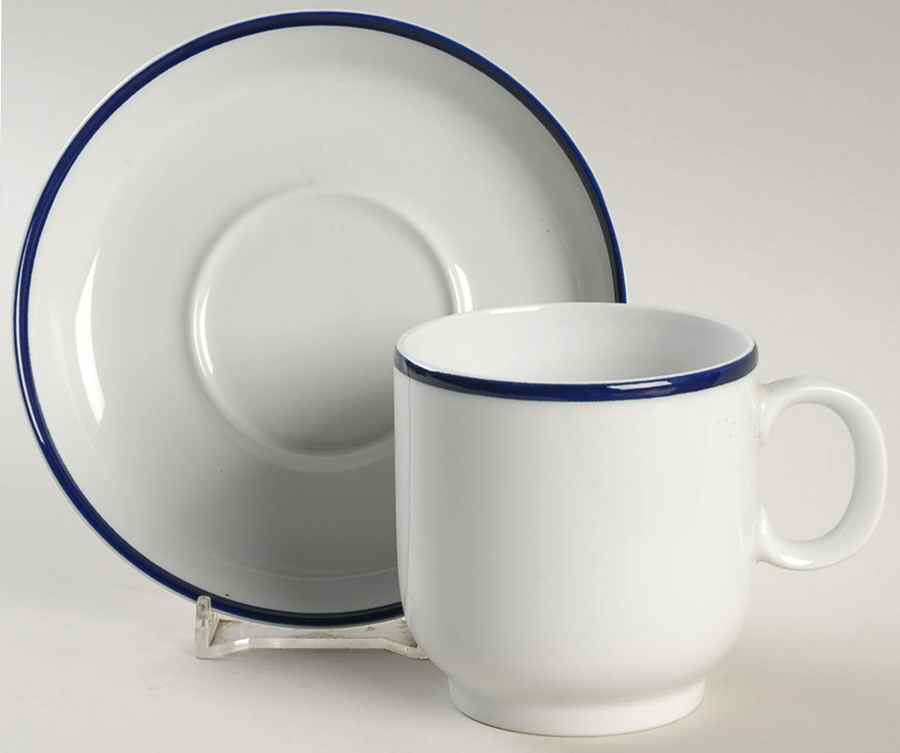 Fjord Flat Cup & Saucer Set by Thomas-1