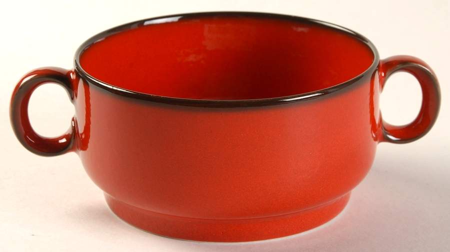 Flame Flat Cream Soup Bowl by Thomas-1