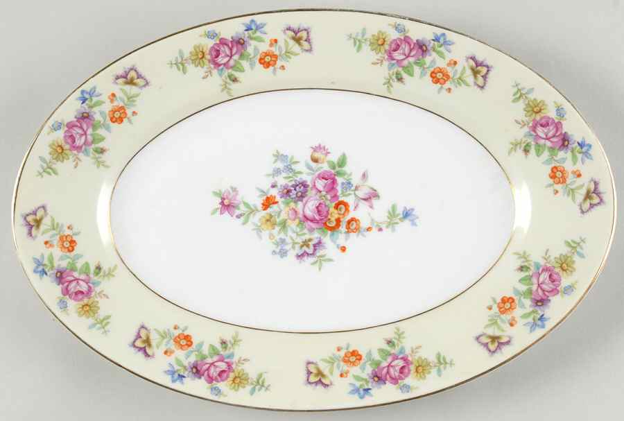 Florabella 11" Oval Serving Platter by Thomas-1