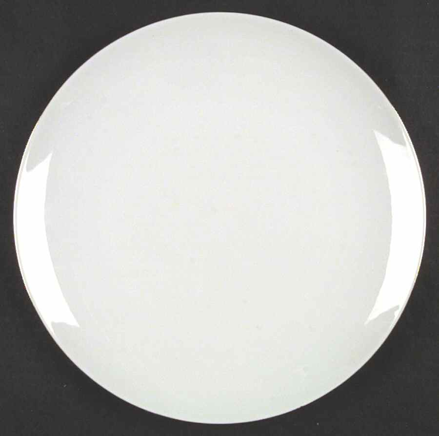 Gold Band (Coupe) Large Dinner Plate by Thomas-1