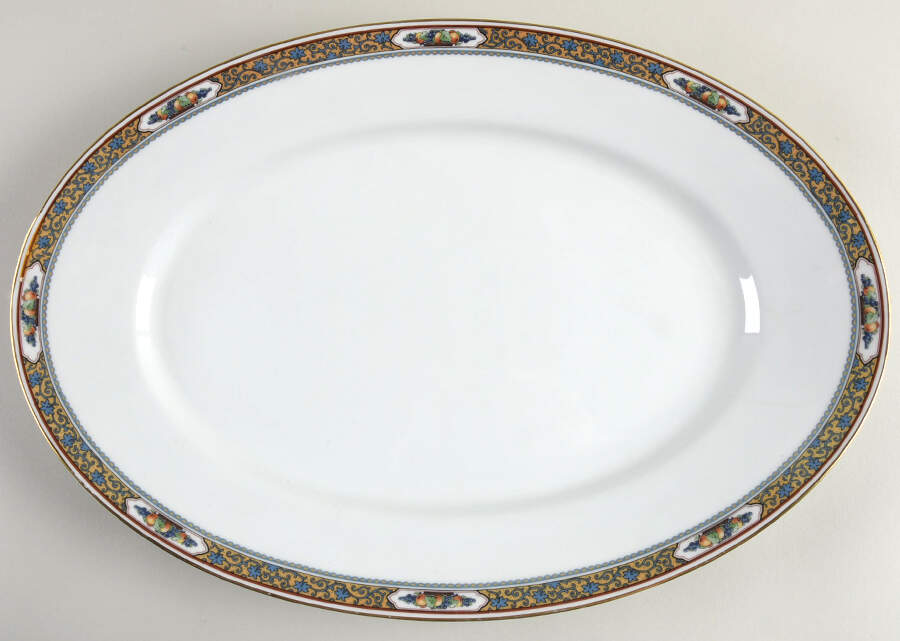 Harvest 18" Oval Serving Platter by Thomas-1