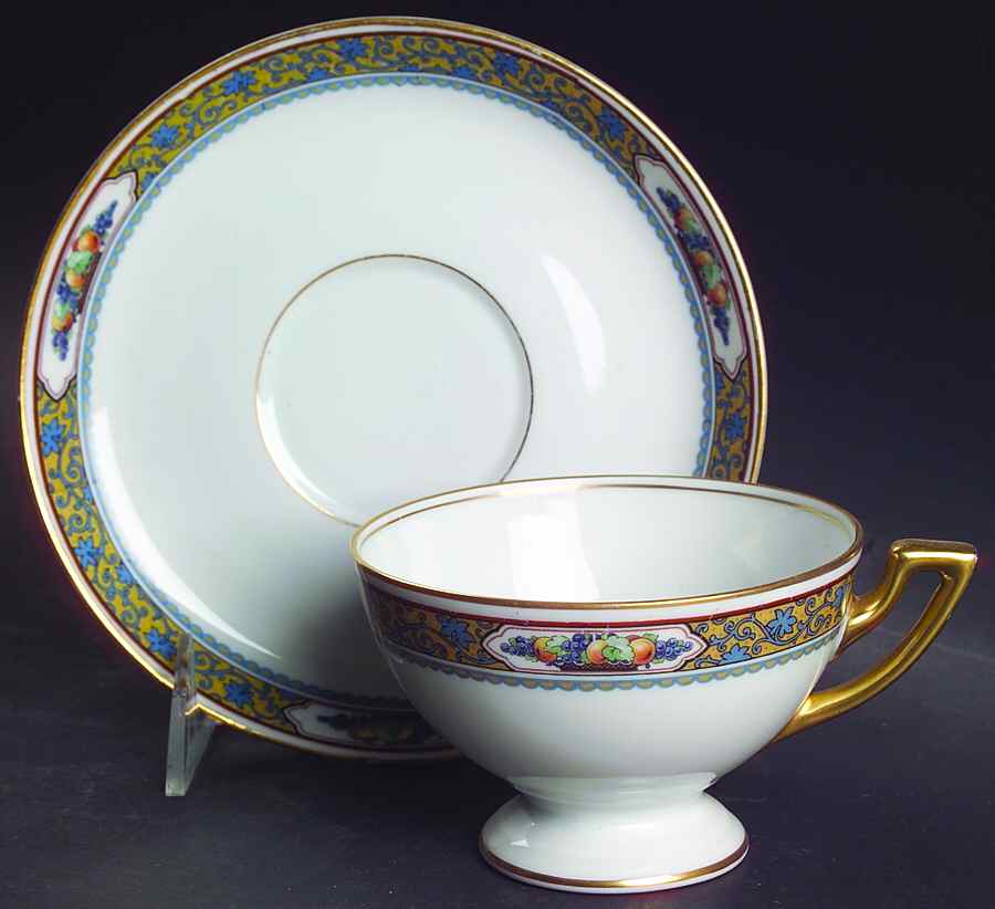 Harvest Oversized Cup & Saucer Set by Thomas-1