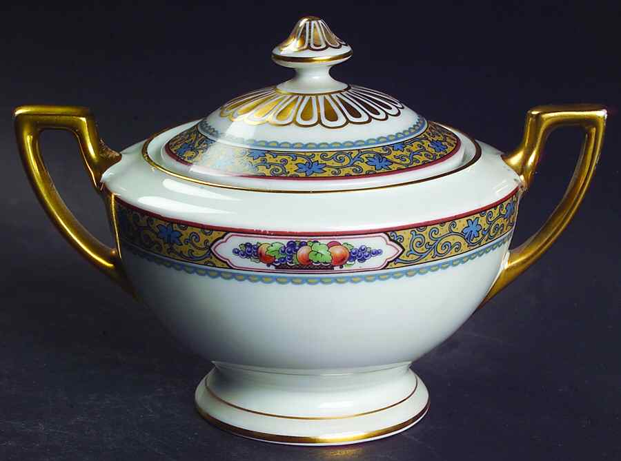 Harvest Sugar Bowl & Lid by Thomas-1