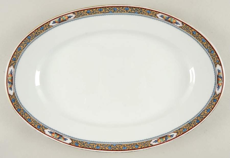 Harvest 15" Oval Serving Platter by Thomas-1