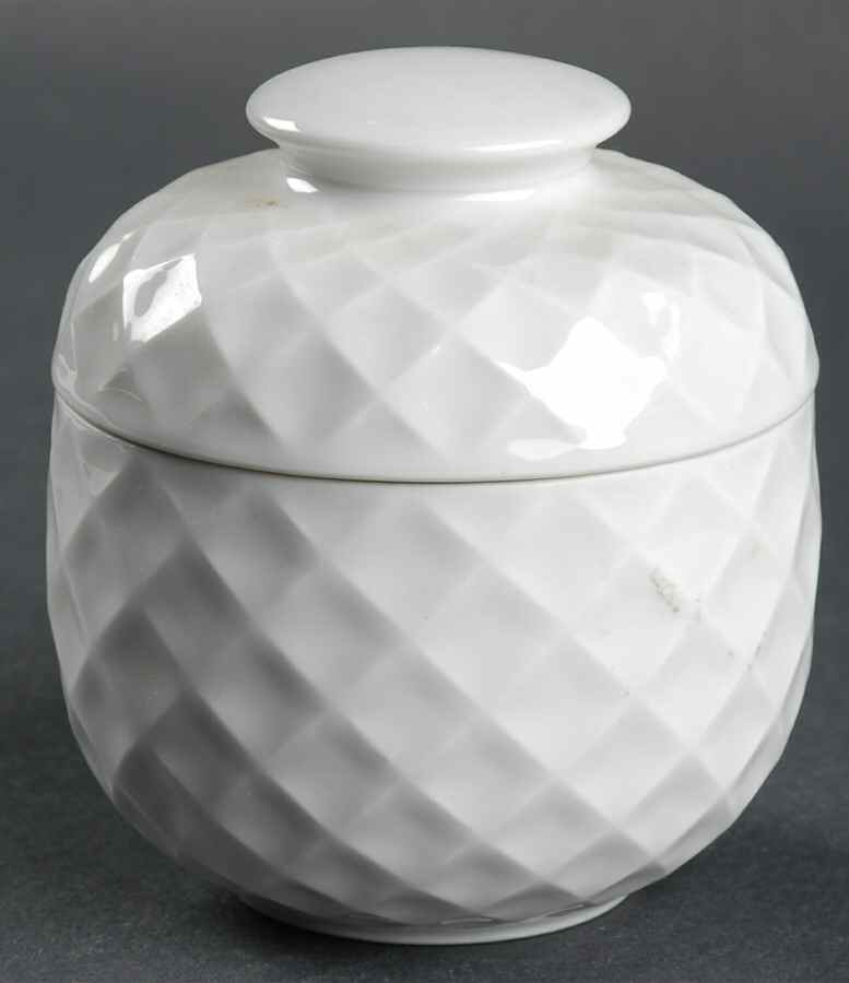 Holiday White Sugar Bowl & Lid by Thomas-1