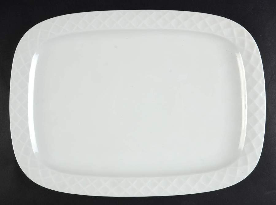 Holiday White 13" Rectangular Serving Platter by Thomas-1