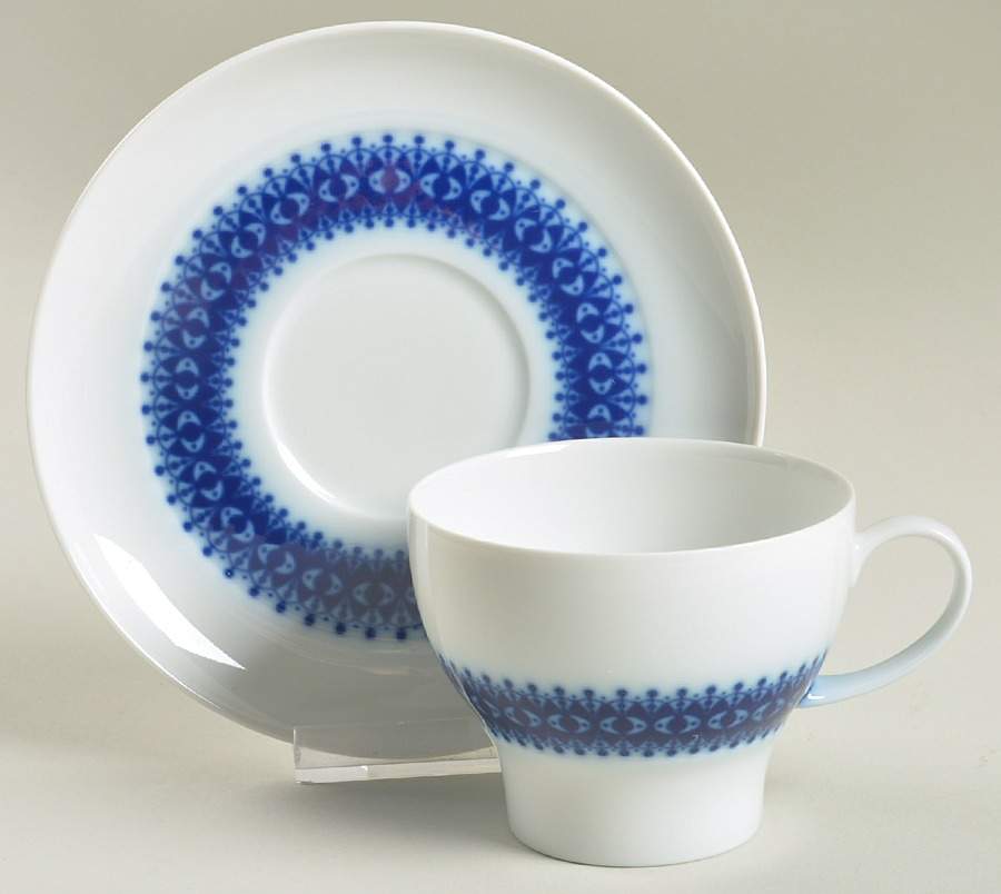 Lisette Flat Cup & Saucer Set by Thomas-1