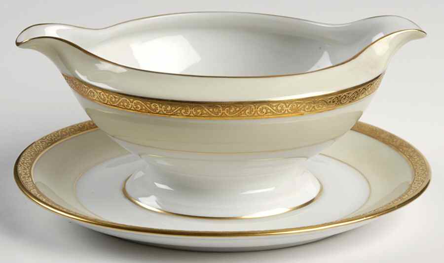 Marquise Gravy Boat with Attached Underplate by Thomas-1