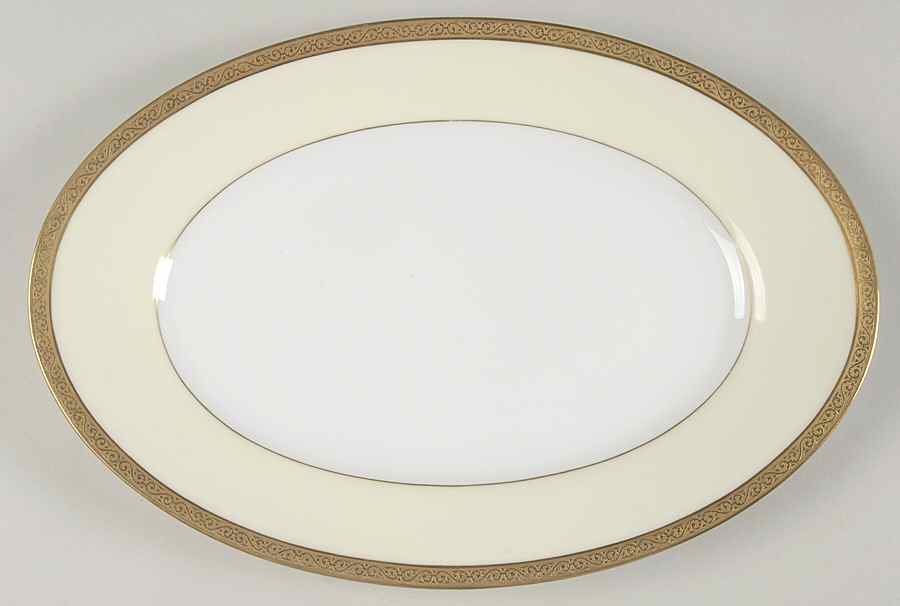 Marquise 12" Oval Serving Platter by Thomas-1