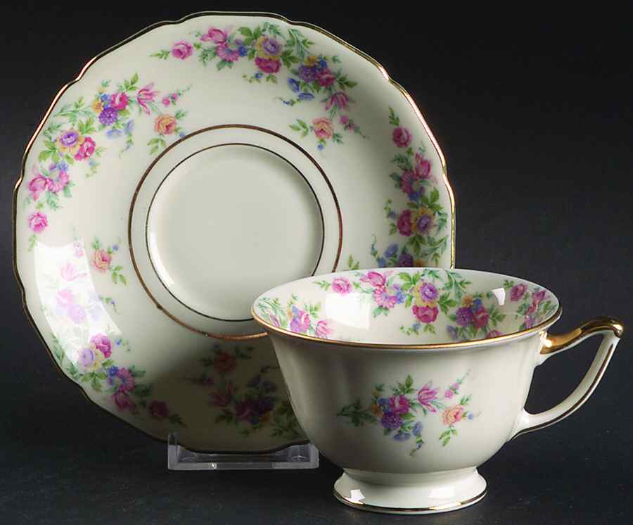 Mayfair Footed Cup & Saucer Set by Thomas-1