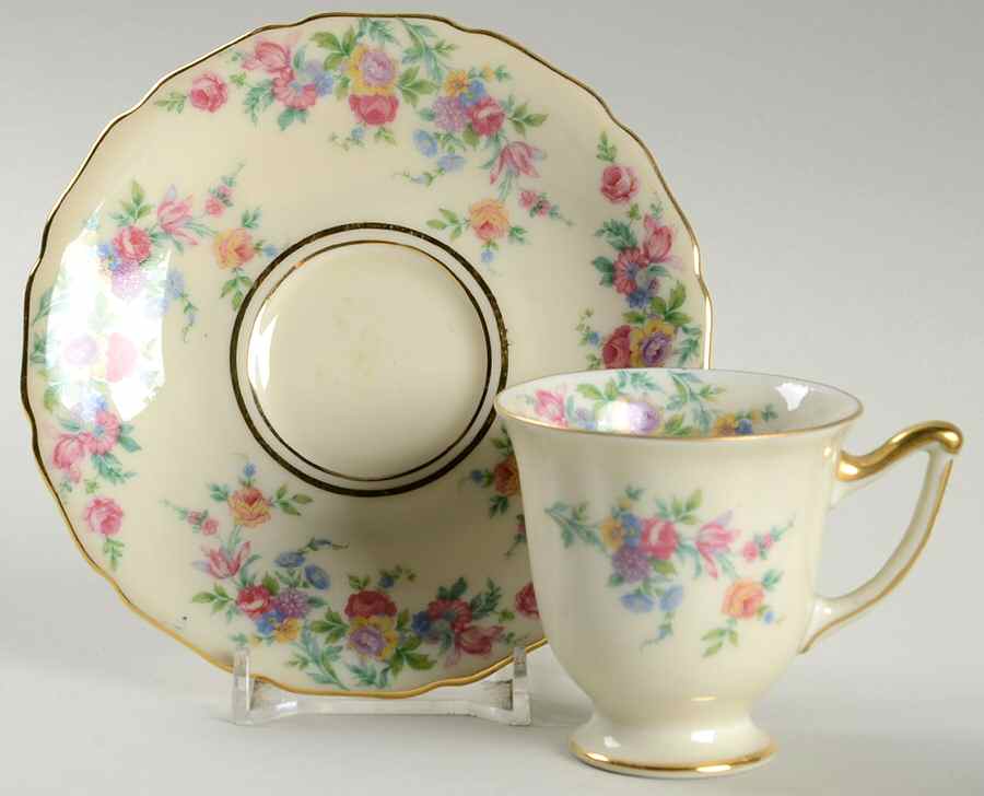 Mayfair Footed Demitasse Cup & Saucer Set by Thomas-1